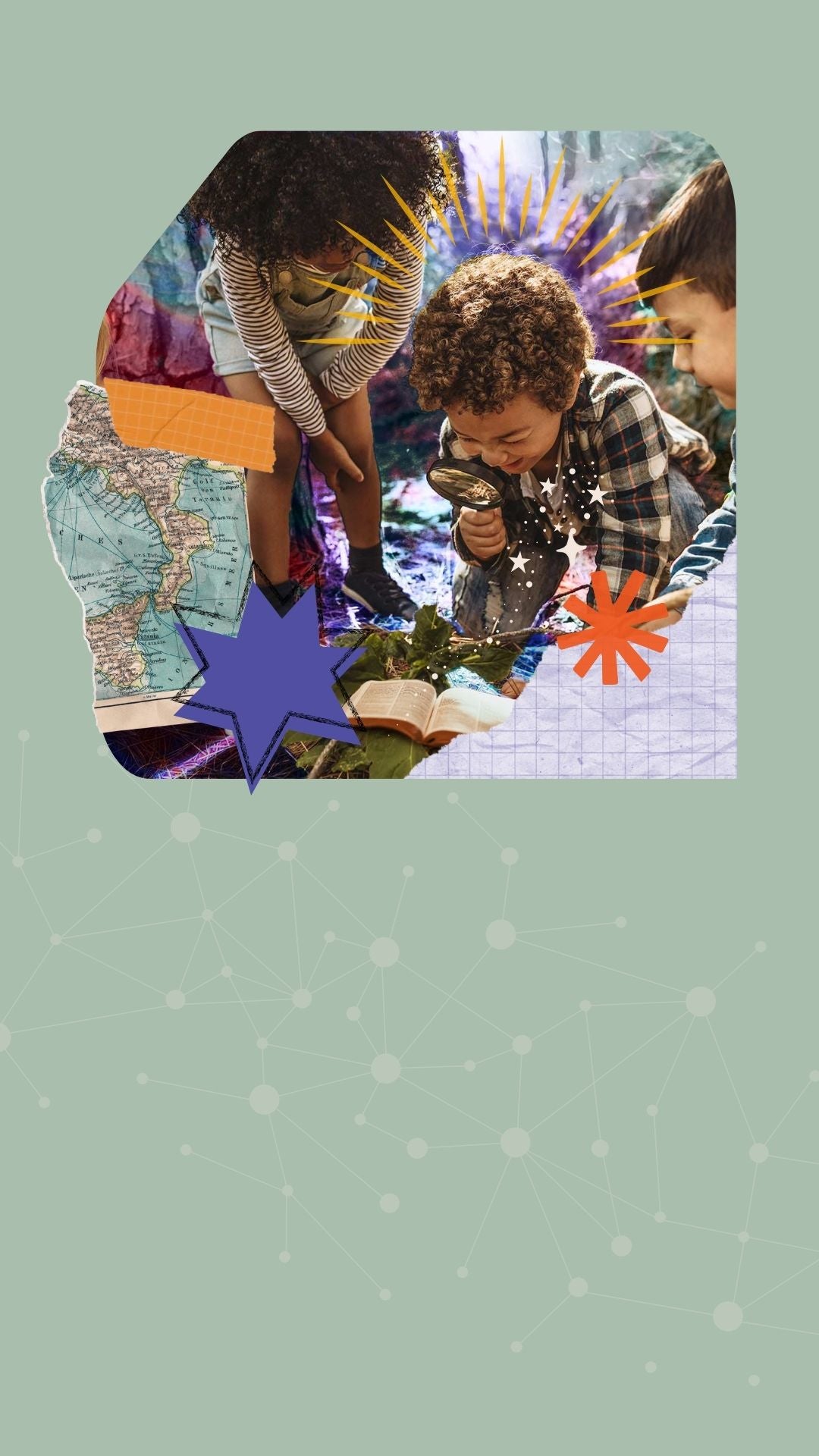 creative kids exploring